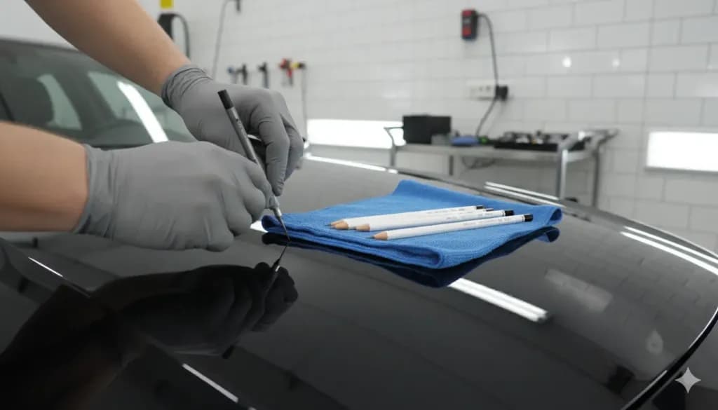 9H hardness ceramic coating scratch resistance test