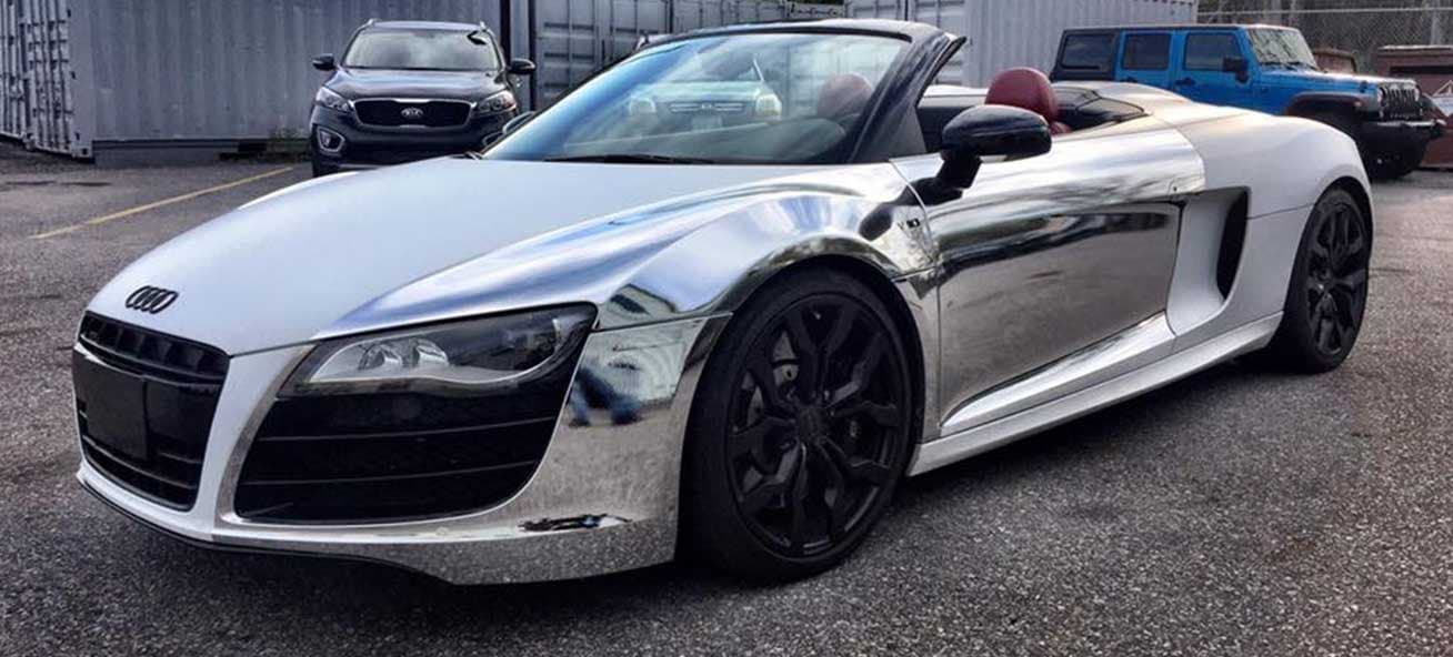 Vinyl wrap removal revealing pristine original car paint