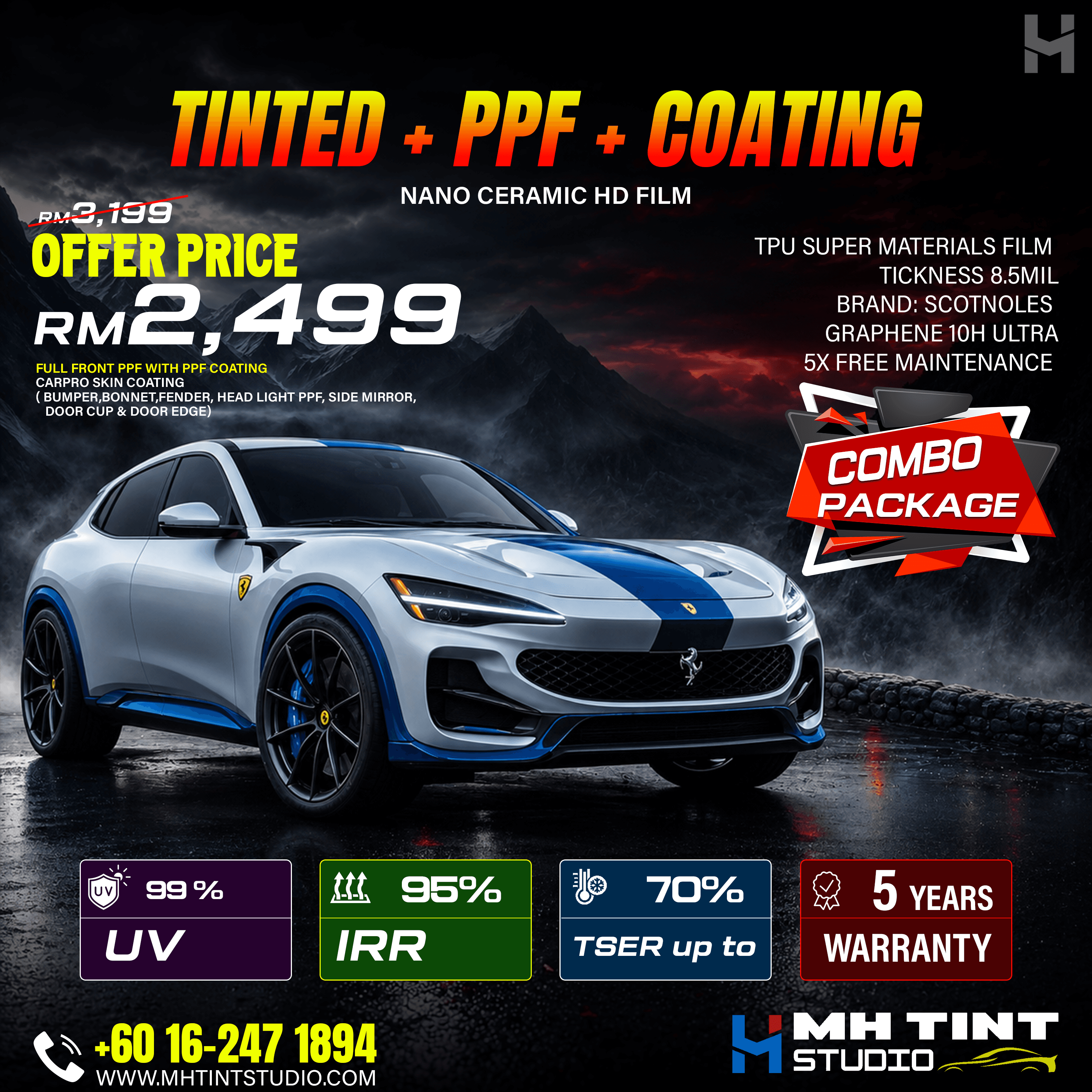 TINT + PPF + COATING