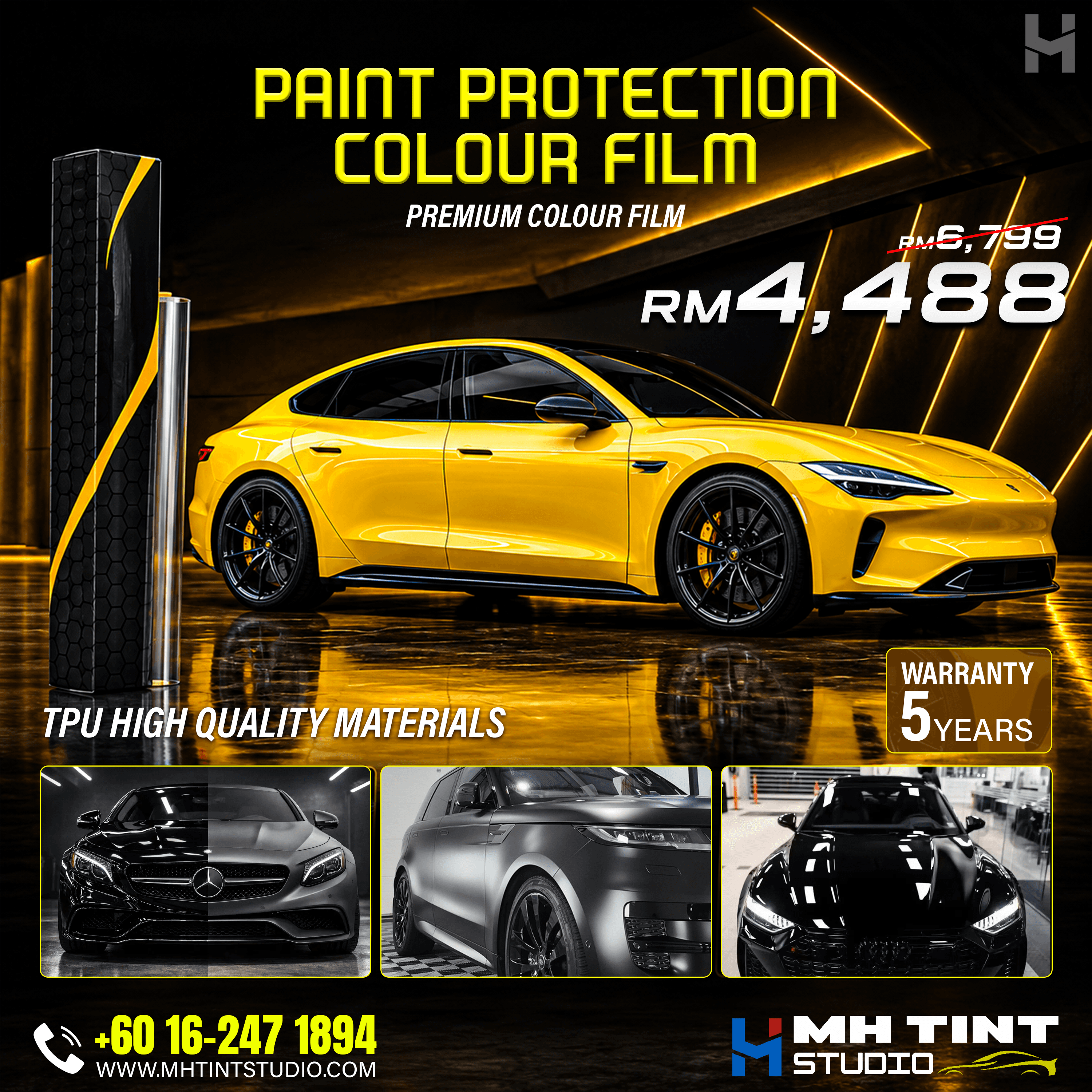 Paint Protection Colour Flim