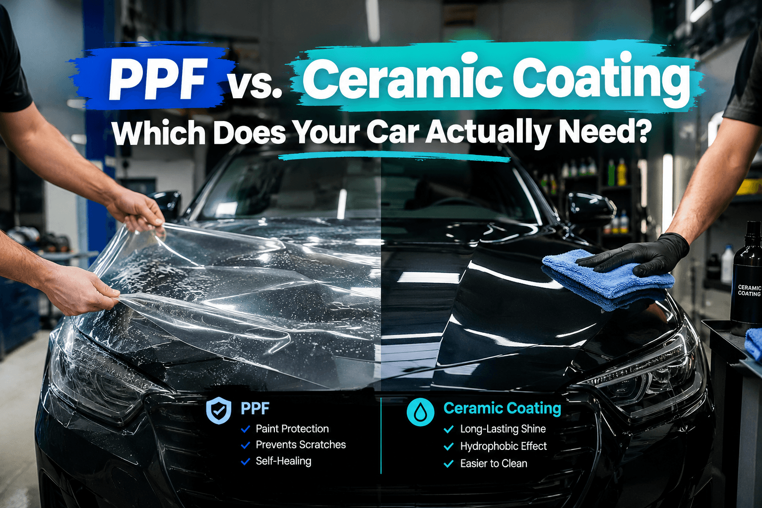 PPF vs Ceramic Coating: Which Does Your Car Actually Need