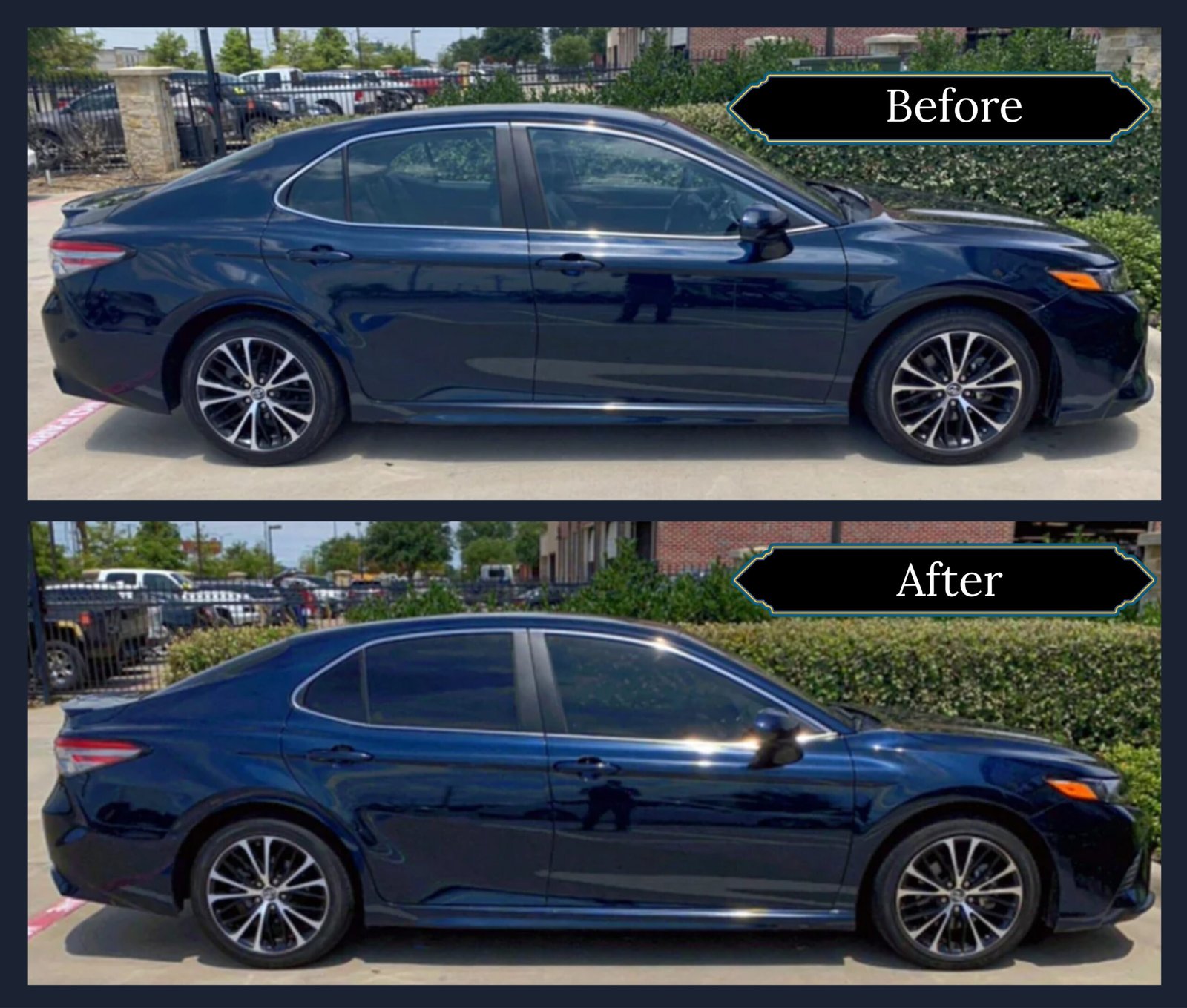 Tint Service Before & After