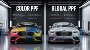 Color PPF vs Global PPF: Which Paint Protection Film is Right for Your Car? 1 Color PPF vs Global PPF3