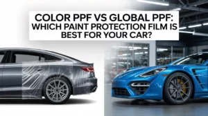 Color PPF vs Global PPF: Which Paint Protection Film is Right for Your Car? 2 Color PPF vs Global PPF3
