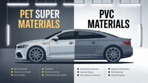 Article & News 14 PET Super Materials vs. PVC Materials in Car Wrapping
