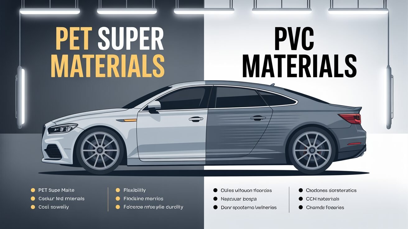 PET Super Materials vs. PVC Materials in Car Wrapping